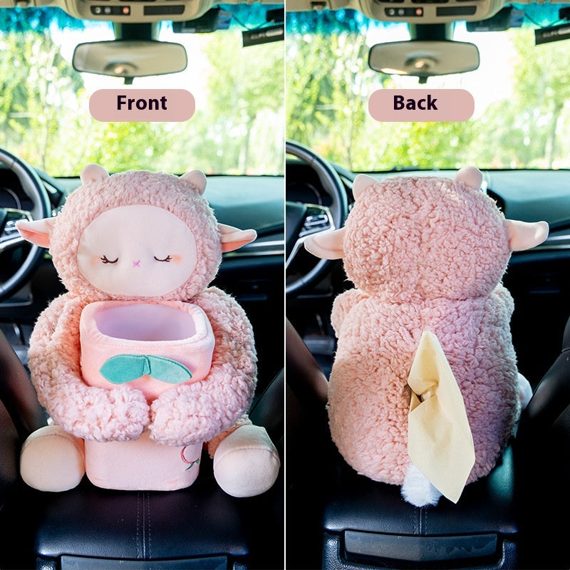 Lion Plush Car Tissue Holder