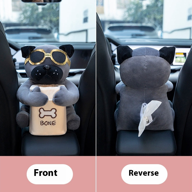 Lion Plush Car Tissue Holder