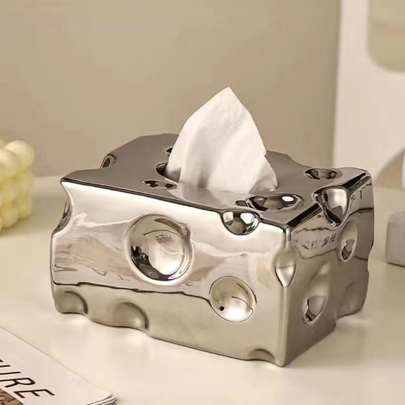 Cheese Block Tissue Box