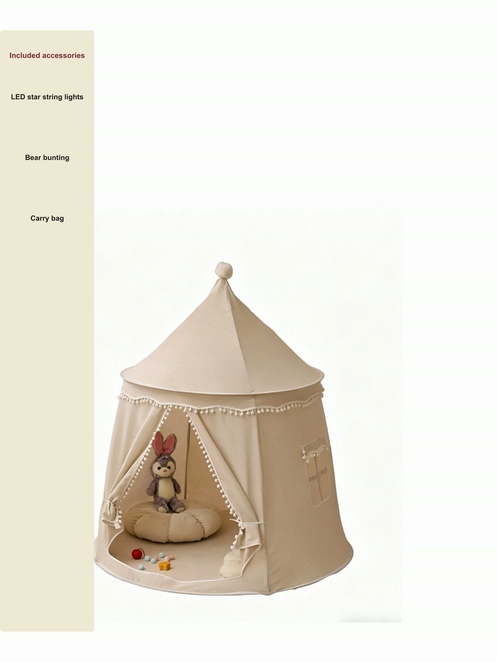 English localized Indoor Kids Playhouse Tent — image 5