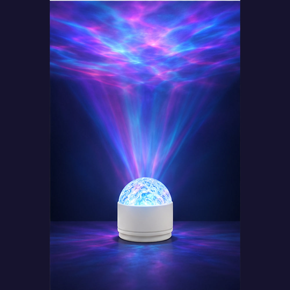Aurora Wave Ceiling Projector casting light upward