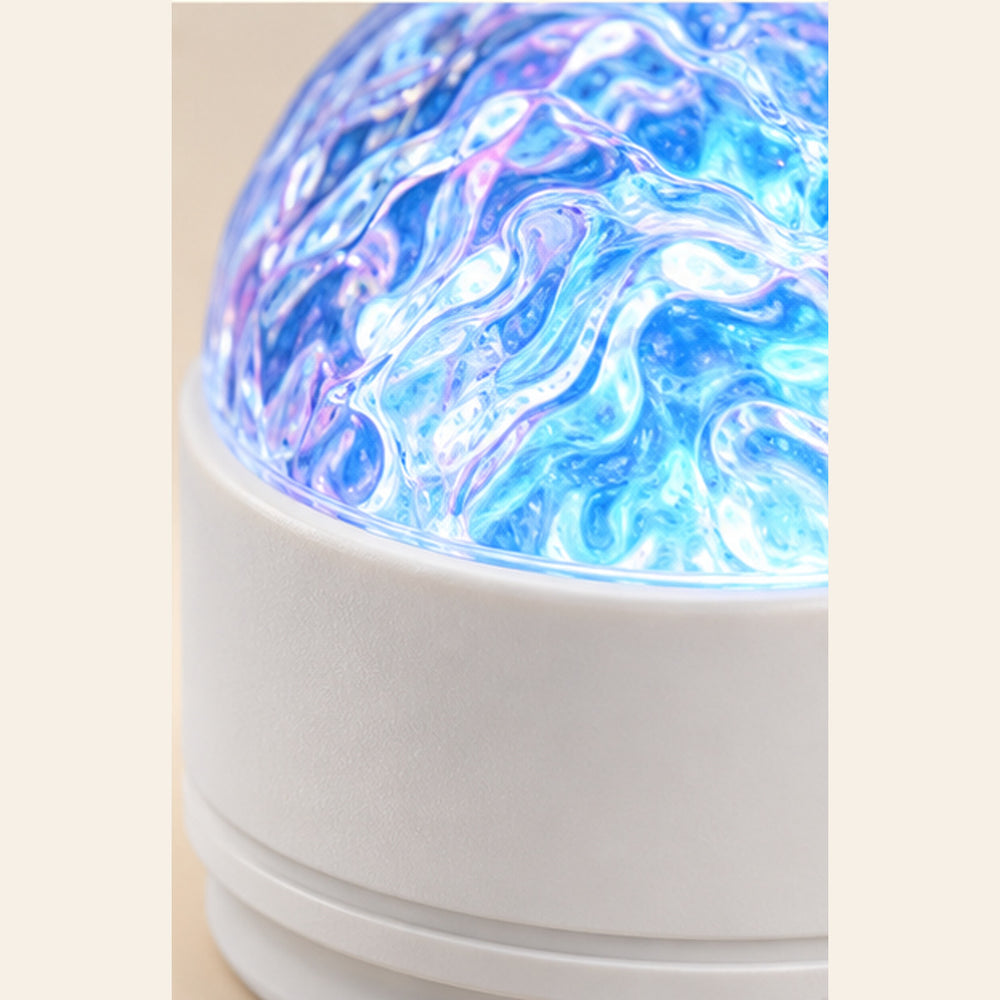 Close-up of the Aurora Wave Ceiling Projector textured dome