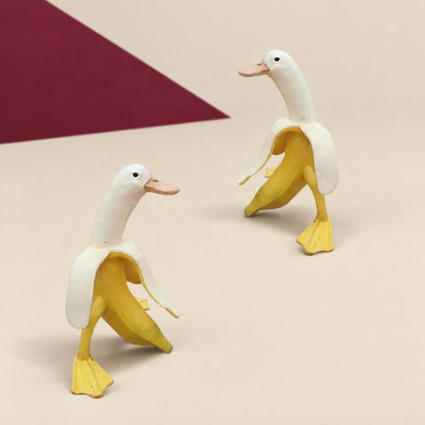 Banana Duck Friend on The Weird Store studio background