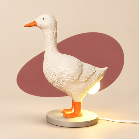 Glowing Goose Lamp on The Weird Store studio background
