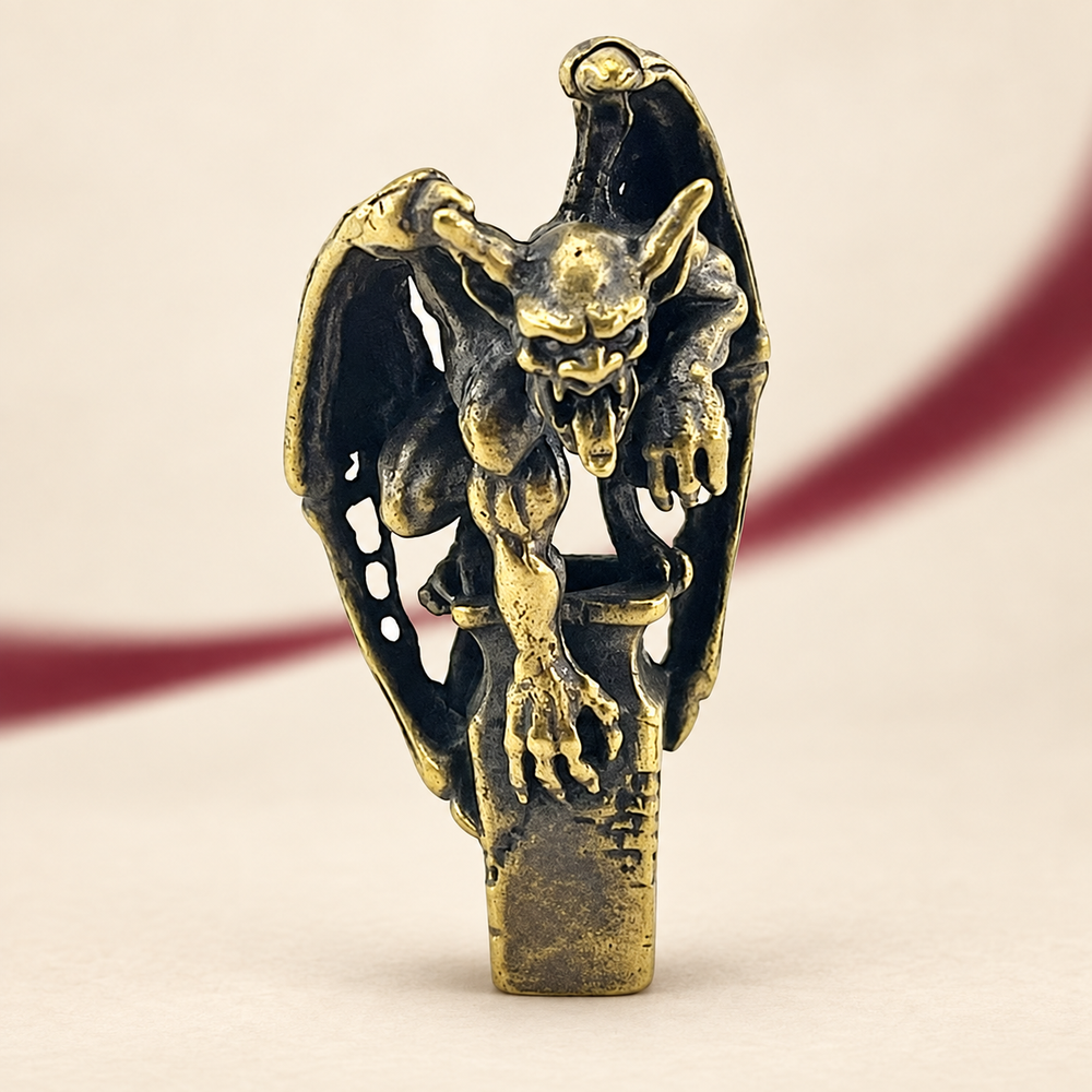 Gargoyle Paracord Bead on The Weird Store studio background