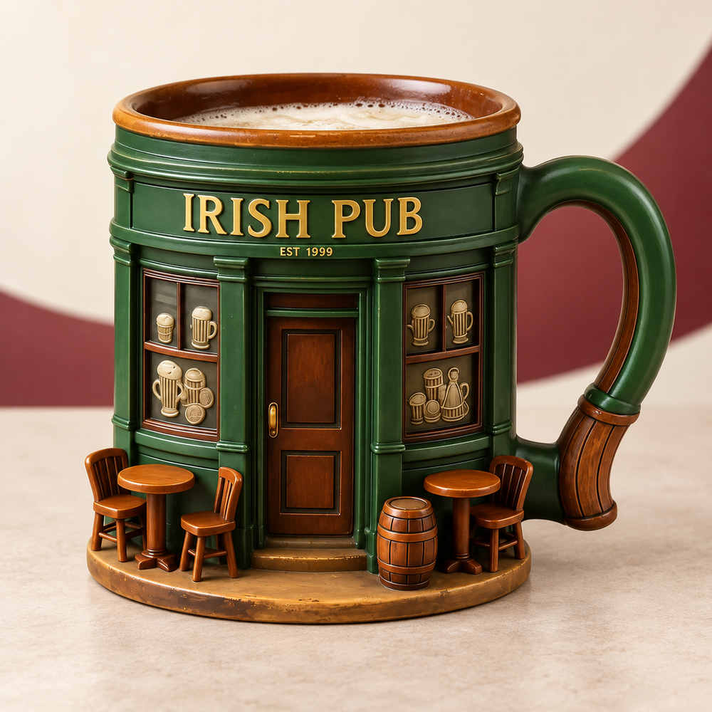 Irish Pub Tankard on The Weird Store studio background