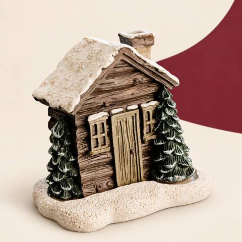 Cabin Chimney Incense Burner on The Weird Store studio background